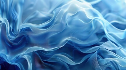 Wall Mural - Deep blue background with soft waves