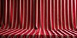 © Far - Velvet texture of red striped textile cloth from a distance