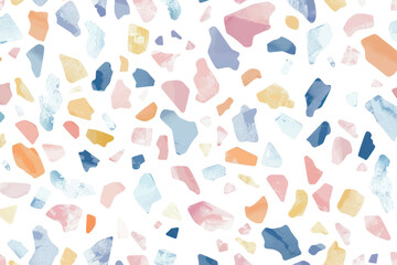 Poster - Colorful terrazzo pattern background