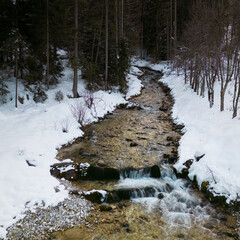 river in winter