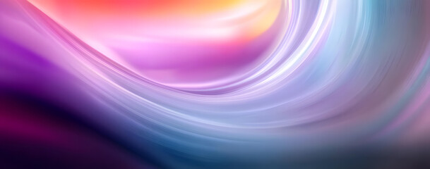 Poster - an image of blurry flowing, blurred lines in purple,