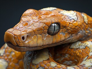 Poster - Close Up of a Snake's Eye - Nature's Beauty