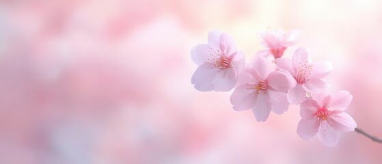 Wall Mural - A close up of a pink flower with a pink background