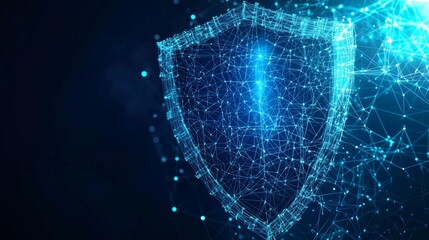 Poster - Data protection and technology background. Security Privacy Business concept.