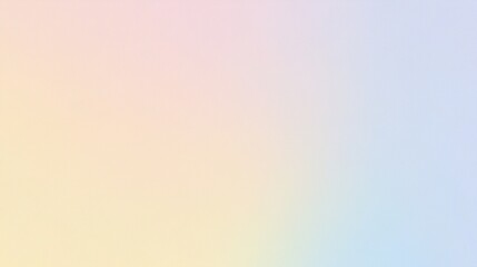 Poster - Colorful background is fading from pink to blue, blending yellow and green in the middle, creating a soothing gradient