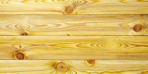 Wood texture background with yellow growth rings lining boards wall, natural pattern