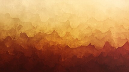 Warm color gradient is forming an abstract background with wavy shapes, from yellow to dark orange. This textured background is perfect for a design project