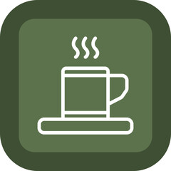 Canvas Print - Coffee Cup Vector Icon Design