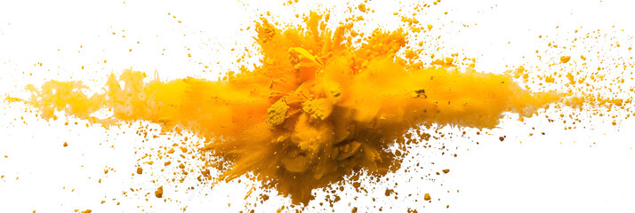 Wall Mural - yellow powder