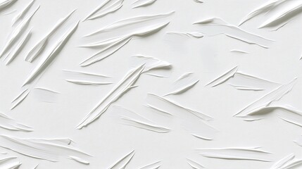Poster - The artwork features a striking white impasto surface, with visible cracks that reveal the layers beneath, highlighting its abstract qualities and texture SEAMLESS PATTERN