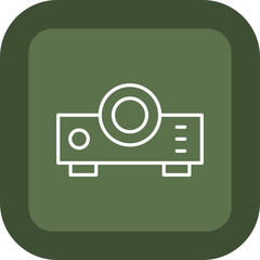 Poster - Projector Icon Design