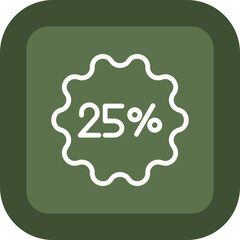 Poster - 25 Sale Icon Design