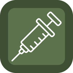 Wall Mural - Syringe Icon Design