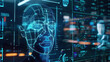 © Santy Hong - A digital platform showing advanced banking technology, with features like facial recognition, real-time fraud detection, and automated investment services.