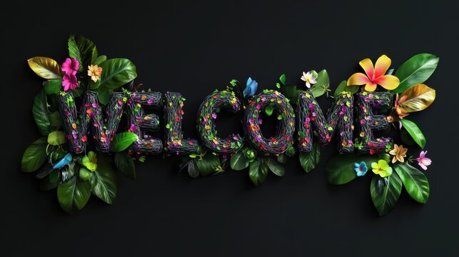 A 3D depiction of the word 