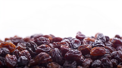 Raisin grain closeup view