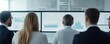 © JAYDA RIN - Executive team discussing sustainable supply chain practices in a high-tech office, surrounded by digital charts   sustainable business, supply chain innovation