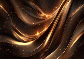 Poster - Elegant luxury wallpaper with a glowing background featuring high resolution detail