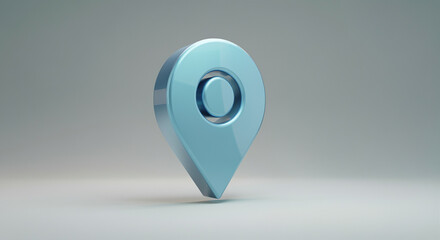 Poster - Location pin symbol design for navigation and mapping applications