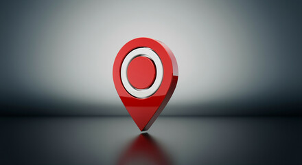  - Location pin on map representing navigation and finding destinations