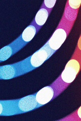 Poster - Grainy gradient background, Abstract light trails in vibrant colors create a stunning visual effect, perfect for backgrounds or artistic compositions.