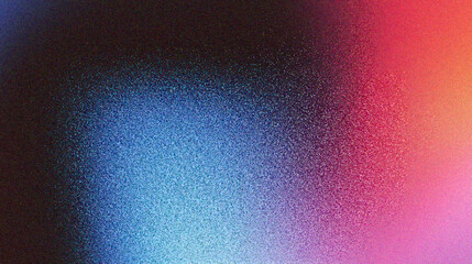 Poster - Grainy gradient background, A vibrant abstract background featuring a blend of colors, creating a mesmerizing gradient effect perfect for artistic projects.