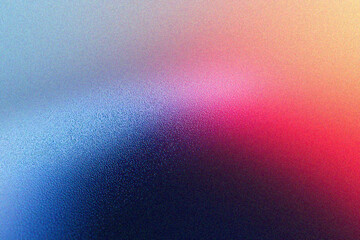 Poster - Grainy gradient background, Abstract colorful gradients with soft focus and blurry texture. Ideal for backgrounds, wallpapers, and artistic projects.
