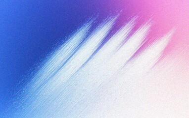 Poster - Grainy gradient background, A colorful abstract gradient showcasing blue, pink, and white strokes blending harmoniously. Ideal for backgrounds, textures, and creative projects.