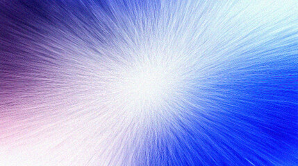 Poster - Grainy gradient background, A vibrant abstract background featuring dynamic rays of light in blue and white hues, perfect for creative projects and designs.