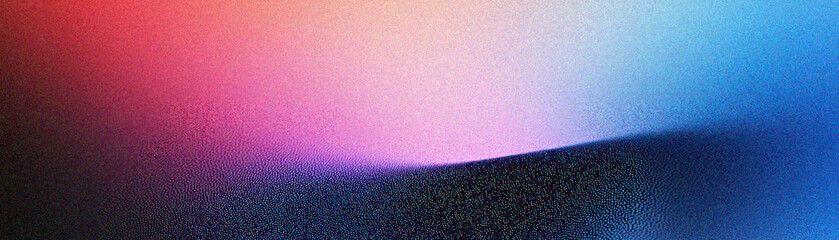 Poster - Grainy gradient background, A vibrant abstract gradient showcasing a blend of red, blue, and purple hues, perfect for modern design and artistic backgrounds.
