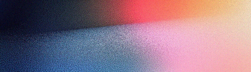 Poster - Grainy gradient background, A vibrant abstract composition featuring colorful gradients and dynamic shapes, ideal for modern designs and creative projects.