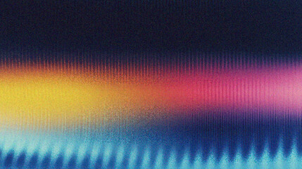 Poster - Grainy gradient background, A vibrant abstract background showcasing dynamic waves of color blending seamlessly, perfect for creative projects and modern design.