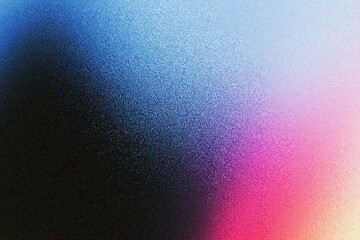 Poster - Grainy gradient background, A vibrant abstract gradient showcasing a blend of dark and bright hues, creating an artistic background perfect for creative projects.