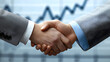 © CSRRDRGZ - dos empresarios cerrando un trato de negocios para el crecimiento empresarial socios llegando a un acuerdo en la empresa