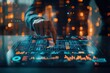 © Lamina - Futuristic digital interface being navigated by hand, showcasing advanced technology, data visualization, and interaction in high-tech environments.