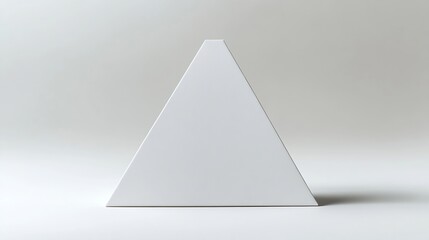 Poster - Blank paper Table Tent tabletent isolated on white as template for designers design presentation showcase etc : Generative AI