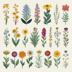 Wall Mural - Botanical Art