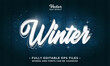 © Axelzonecreative - glittering winter text effect editable eps cc