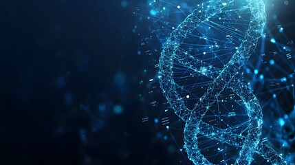 Poster - Abstract Digital Network with DNA-like Structure