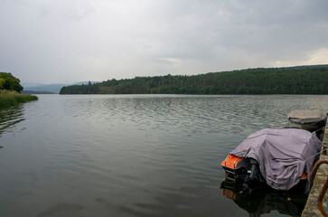 fishing in the lake