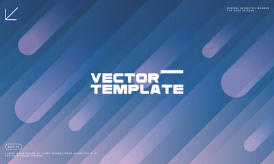 Poster - minimal geometric background. gradient shapes composition.