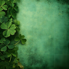 Poster - Celebrate St. Patrick's Day with lucky-themed backgrounds that radiate festive cheer Featuring vibrant green hues,shamrocks,leprechauns, pots gold, these designs set perfect atmosphere for the holiday