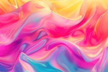 Sticker - A colorful abstract background with flowing colors