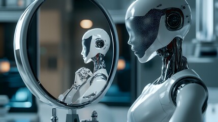 Poster - A Humanoid Robot Looking at Its Reflection in a Mirror