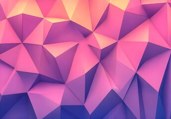 Wall Mural - Abstract Geometric Pattern in Pink and Purple