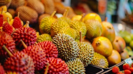 Canvas Print - Tropical Fruit Feast