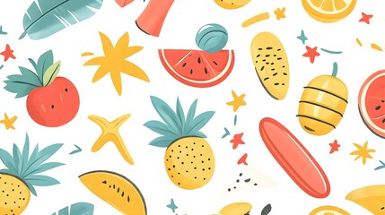 Tropical Fruit Pattern