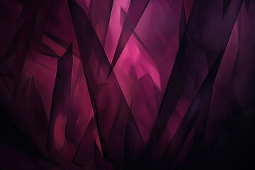 Poster - A purple background with jagged lines and a dark color scheme