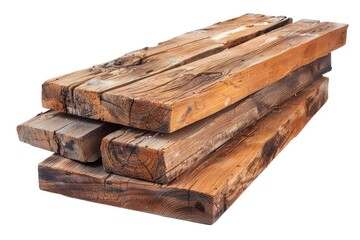 Poster - A collection of wooden logs stacked on top of each other