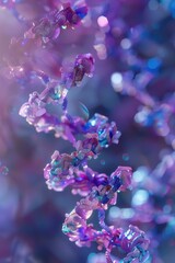 Poster - A cluster of purple flowers, often used in wedding decorations or as a symbol of luxury and royalty